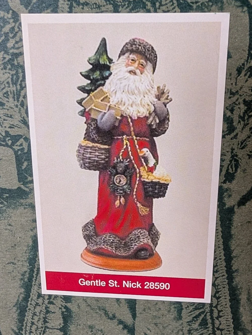 gentle st nick LYNN HANEY vintage christmas figurine